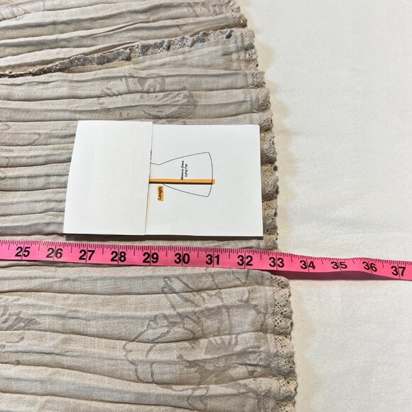 Flair Handmade Maxi Skirt – Size L, Cotton Blend with Lace & Wrinkle Effect - Picture 9 of 9